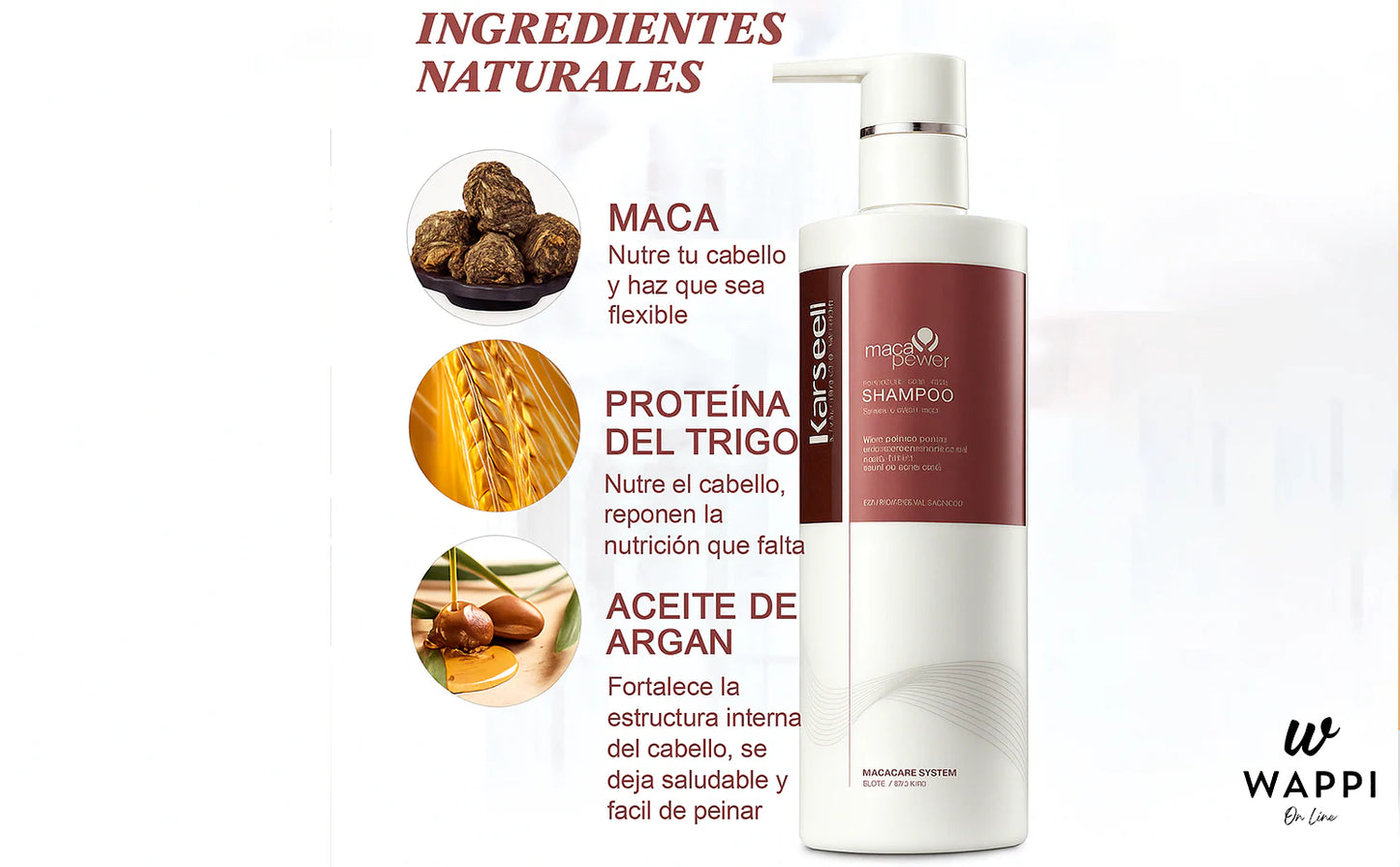 COMBO KARSEELL™  - Shampoo + Botox + Aceite Maca - NUTRICION PROFUNDA 🔥ULTIMAS UNIDADES,  ALTA DEMANDA POR 50% OFF🔥
