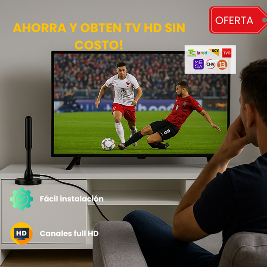 Antena HD Tv Digital 🔥Descuento + Envío GRATIS🔥Nos quedan pocas unidades!